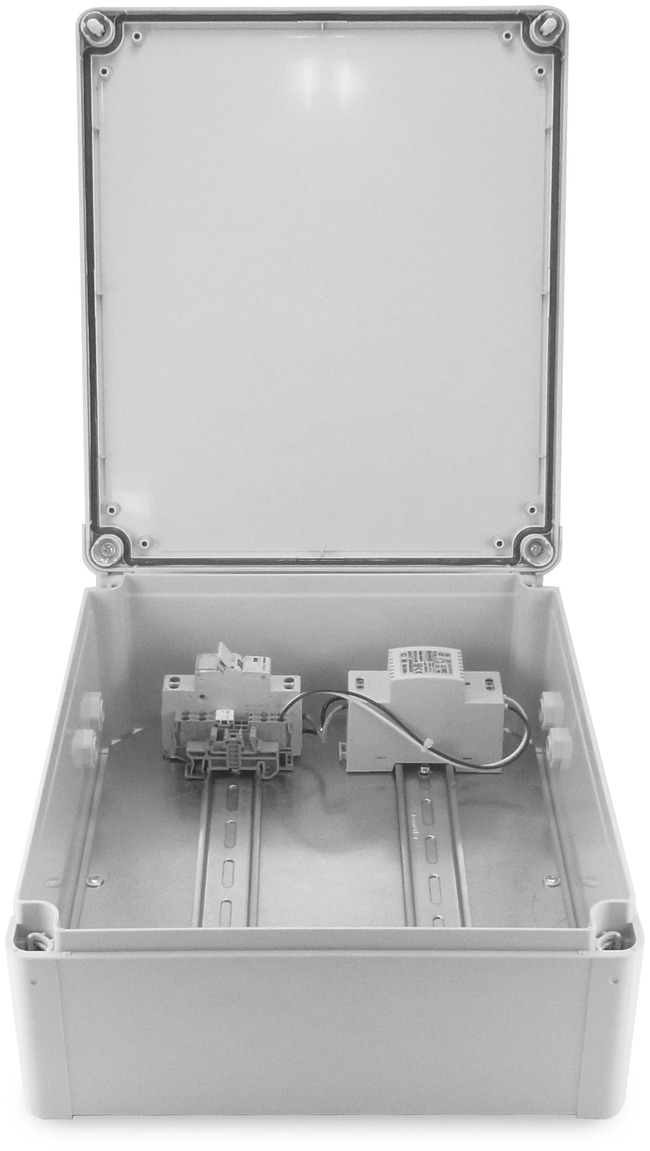 Large box with mains adapter 509-NLB.___Model